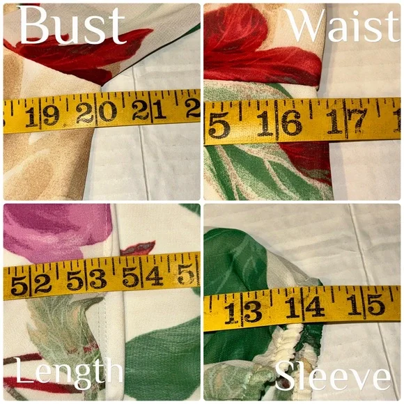 Maison Tara Floral Asymmetric Ruffle Faux-Wrap Maxi Dress Size 14 - Picture 4 of 5